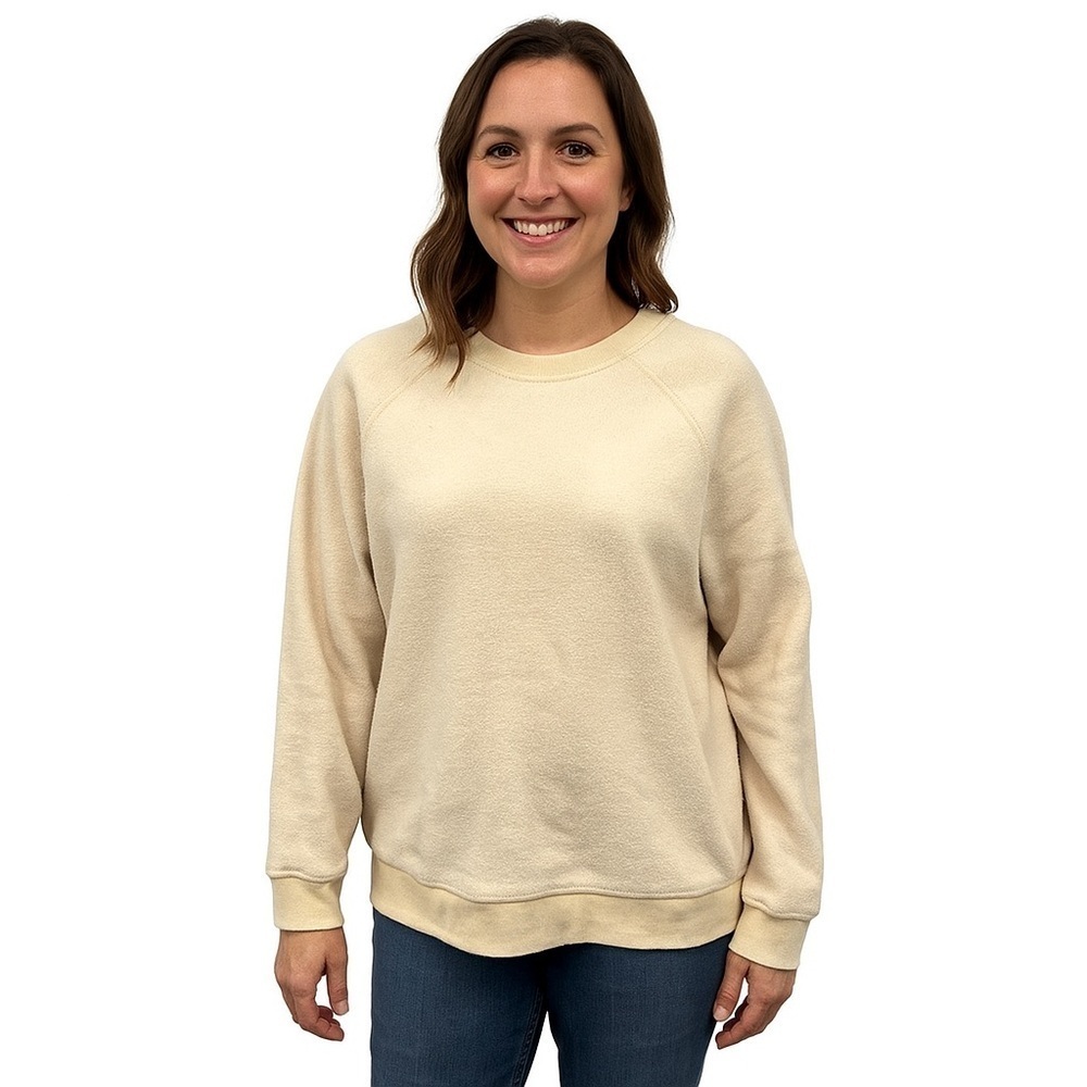 FEAT Fleece Ivory Sweatshirt Size S